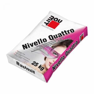 Baumit Nivello Quattro egy gyorsan kötő beltéri önterülő aljzatkiegyenlítő